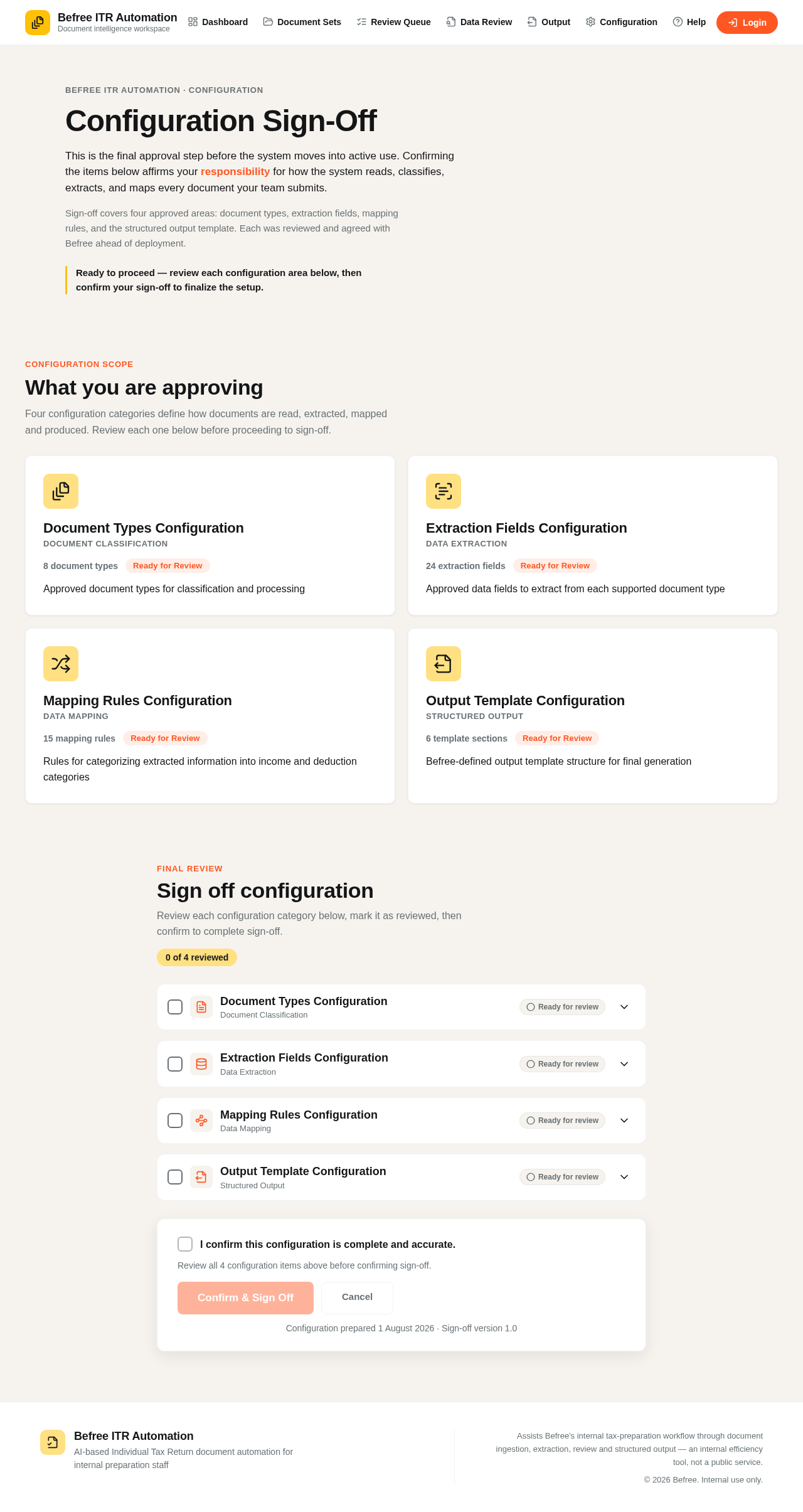 Configuration design preview