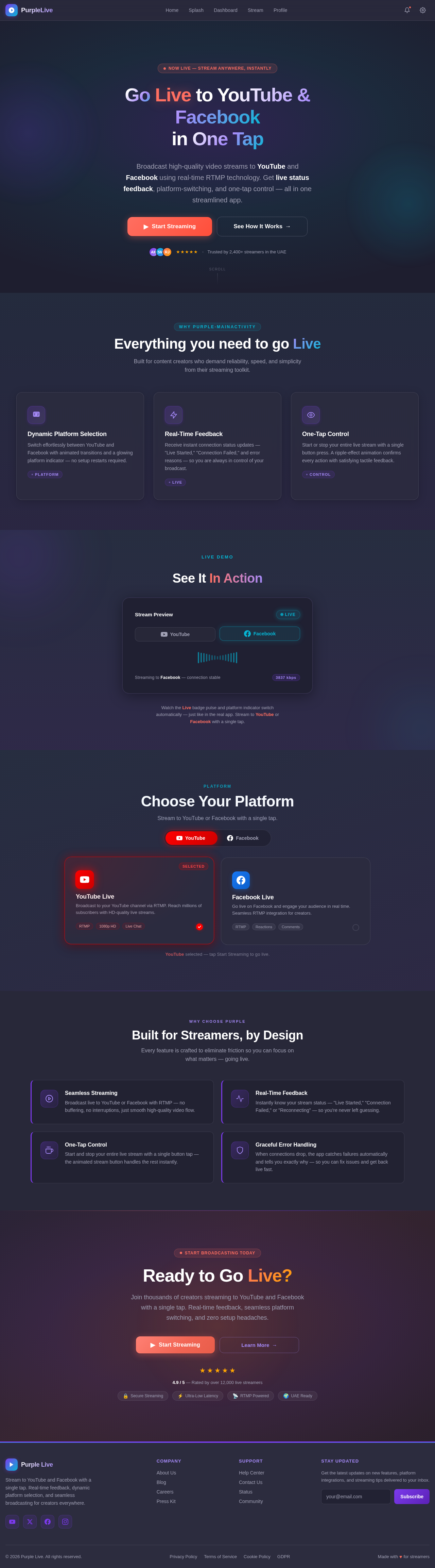 Splash design preview