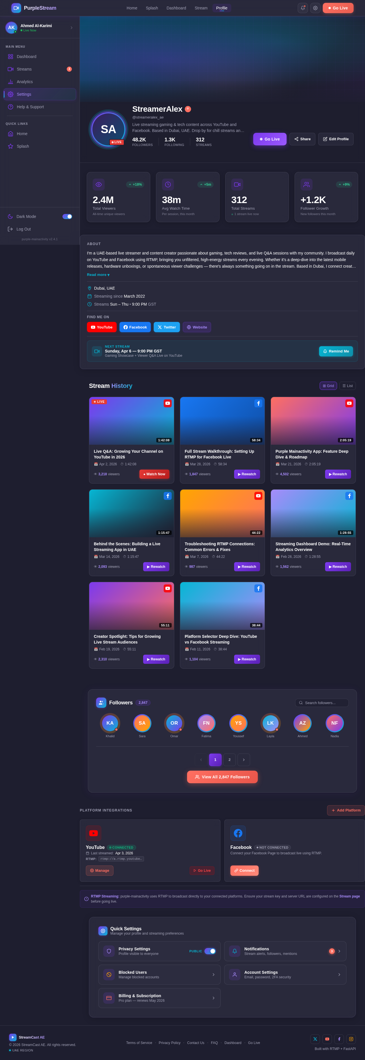 Profile design preview