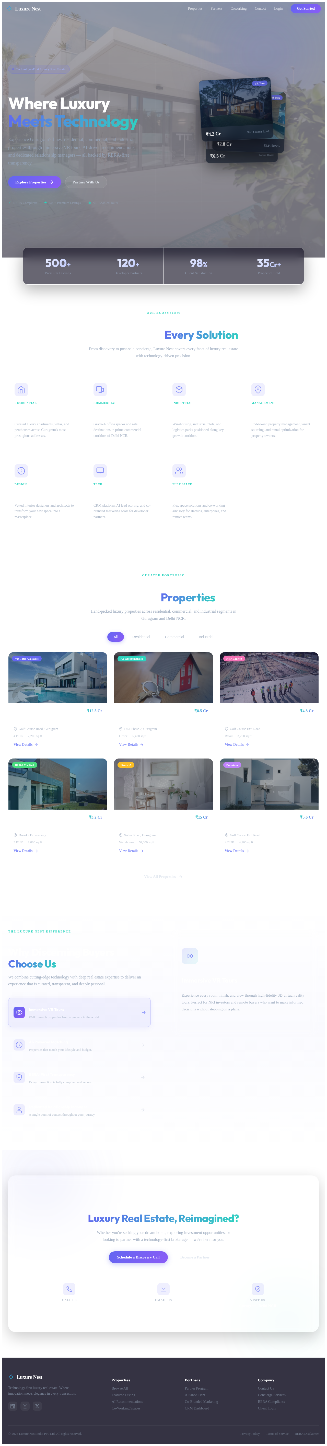 Landing design preview