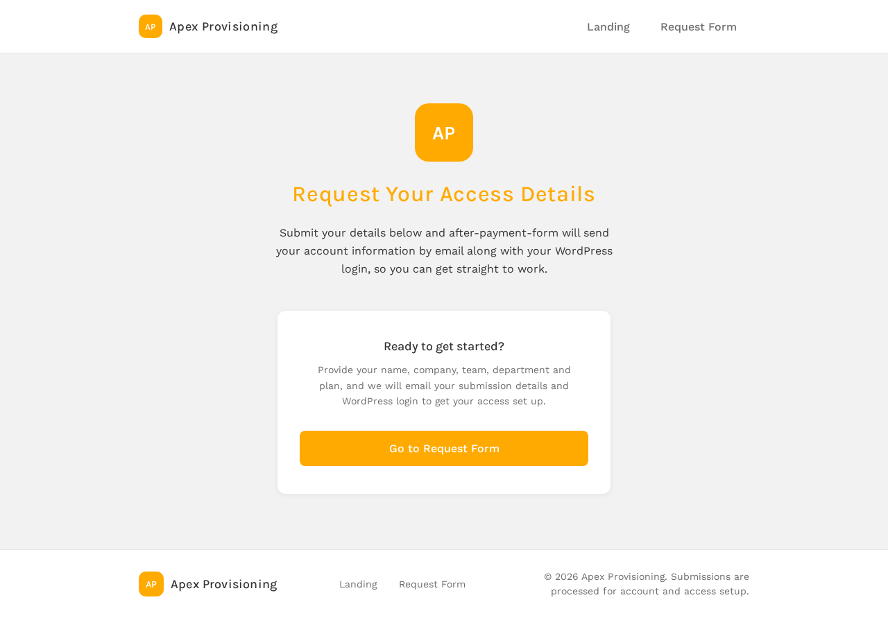 Landing design preview