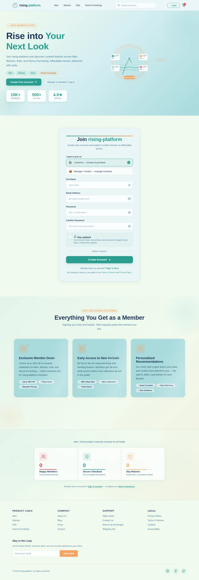 Signup