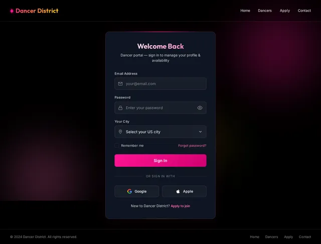 Login