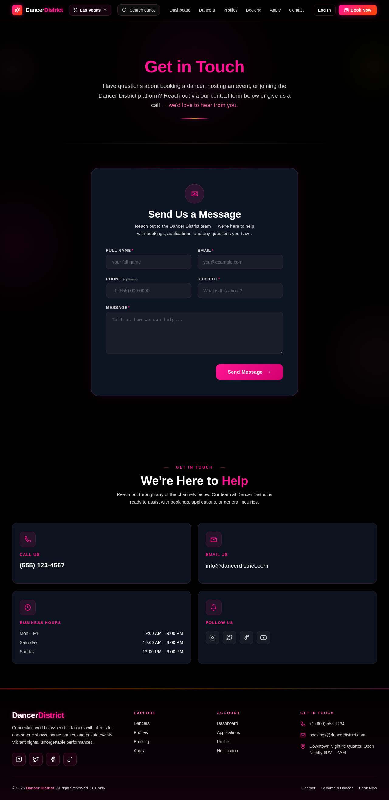 Contact design preview