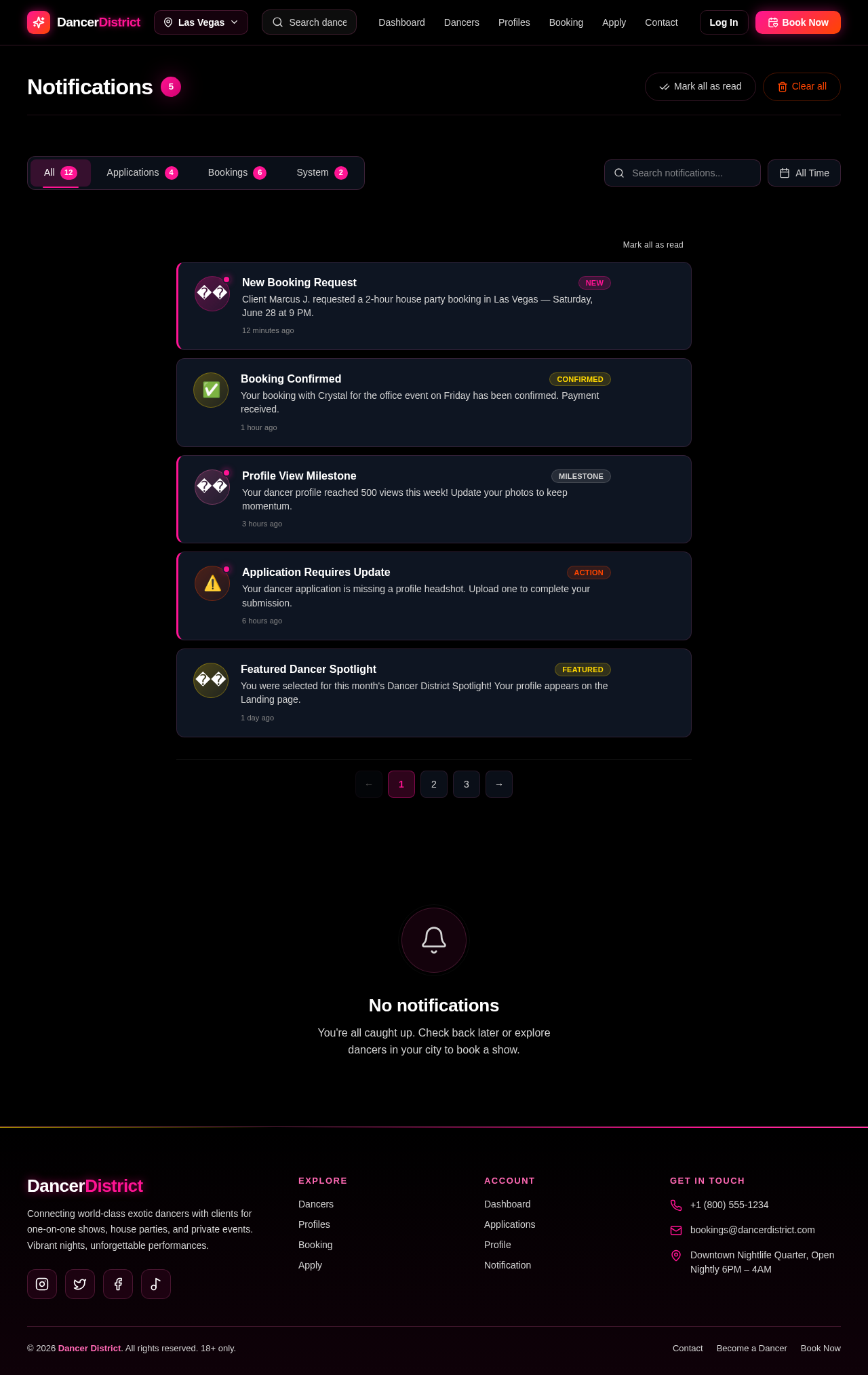 Notification design preview