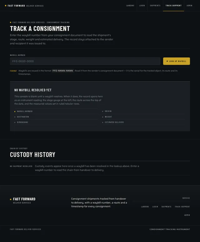 Track Shipment