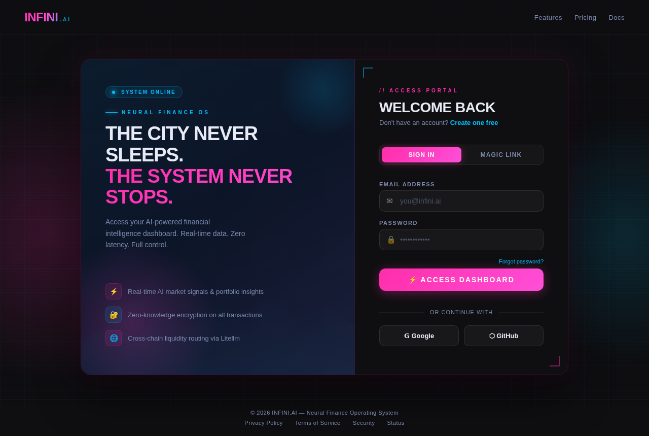 Login design preview