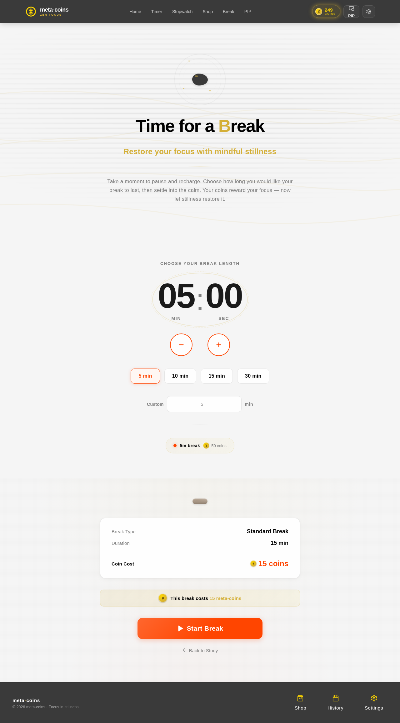 Break design preview
