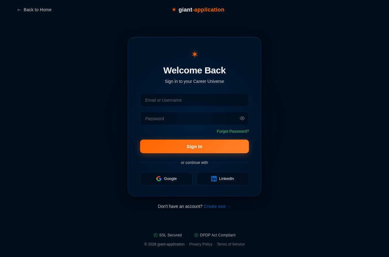 Login design preview
