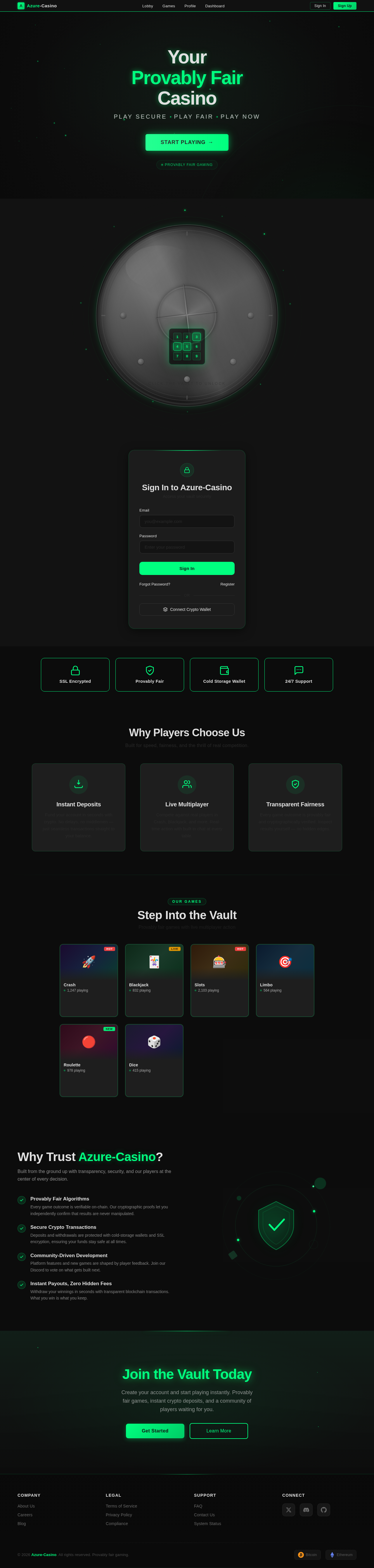 Landing design preview