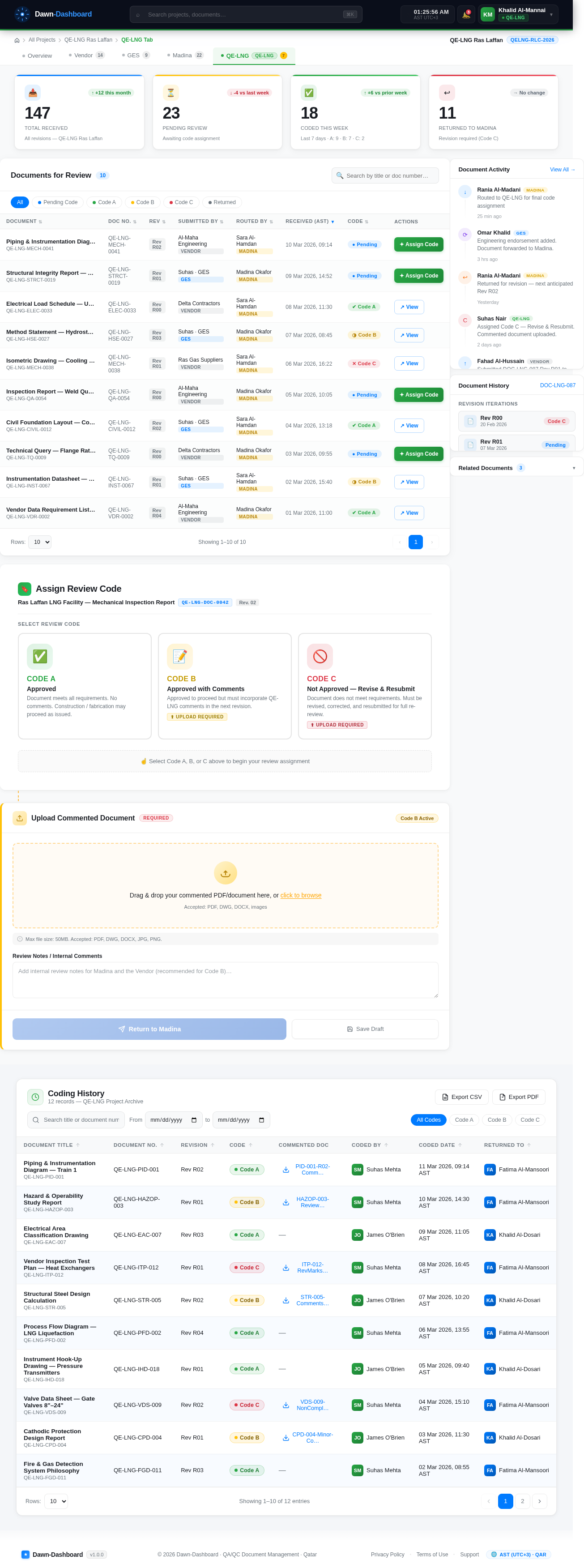 QE-LNG Tab design preview