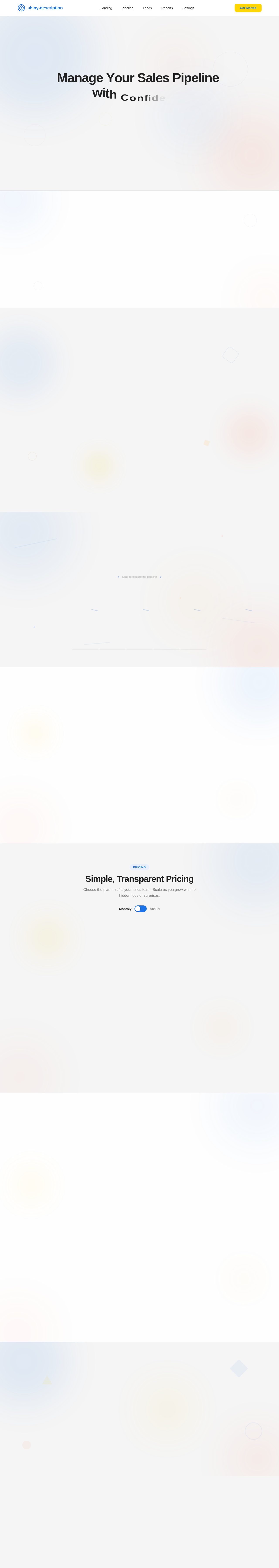Landing design preview