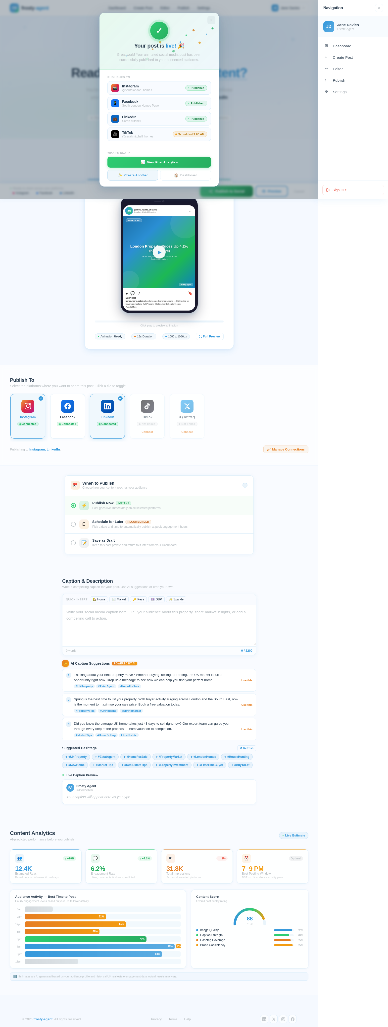 Publish design preview