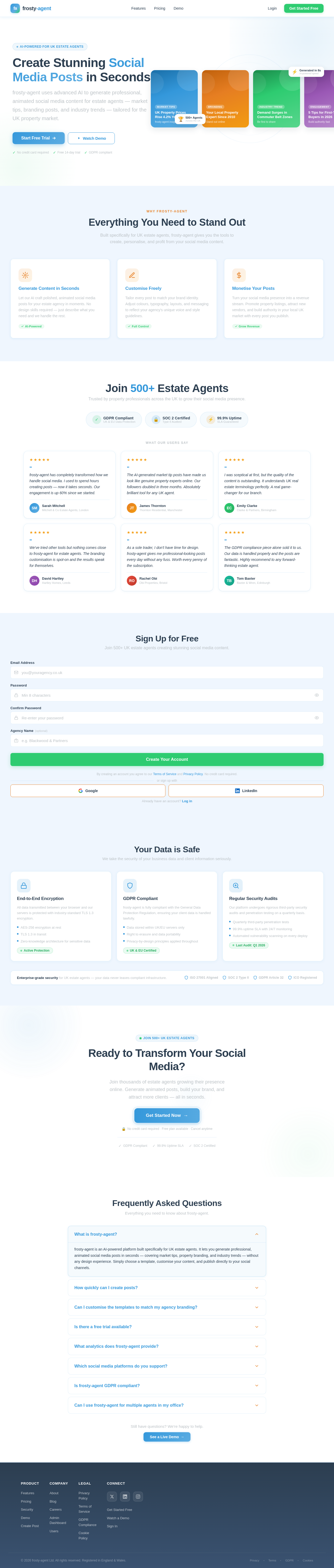 Signup design preview