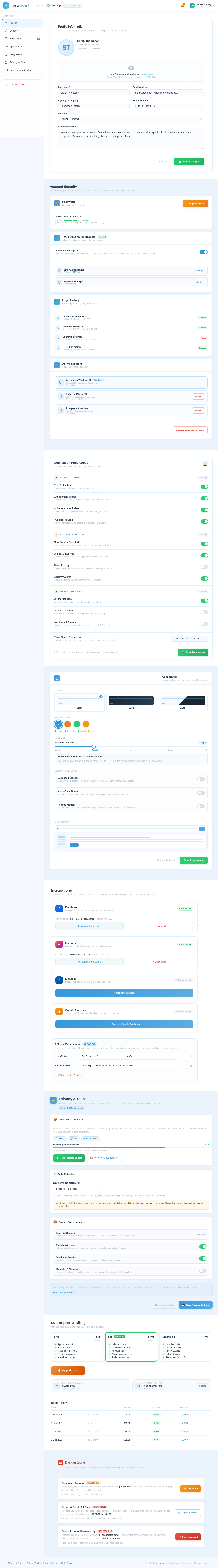 Settings design preview