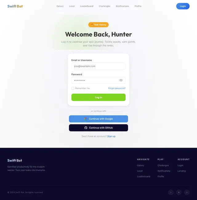 Login