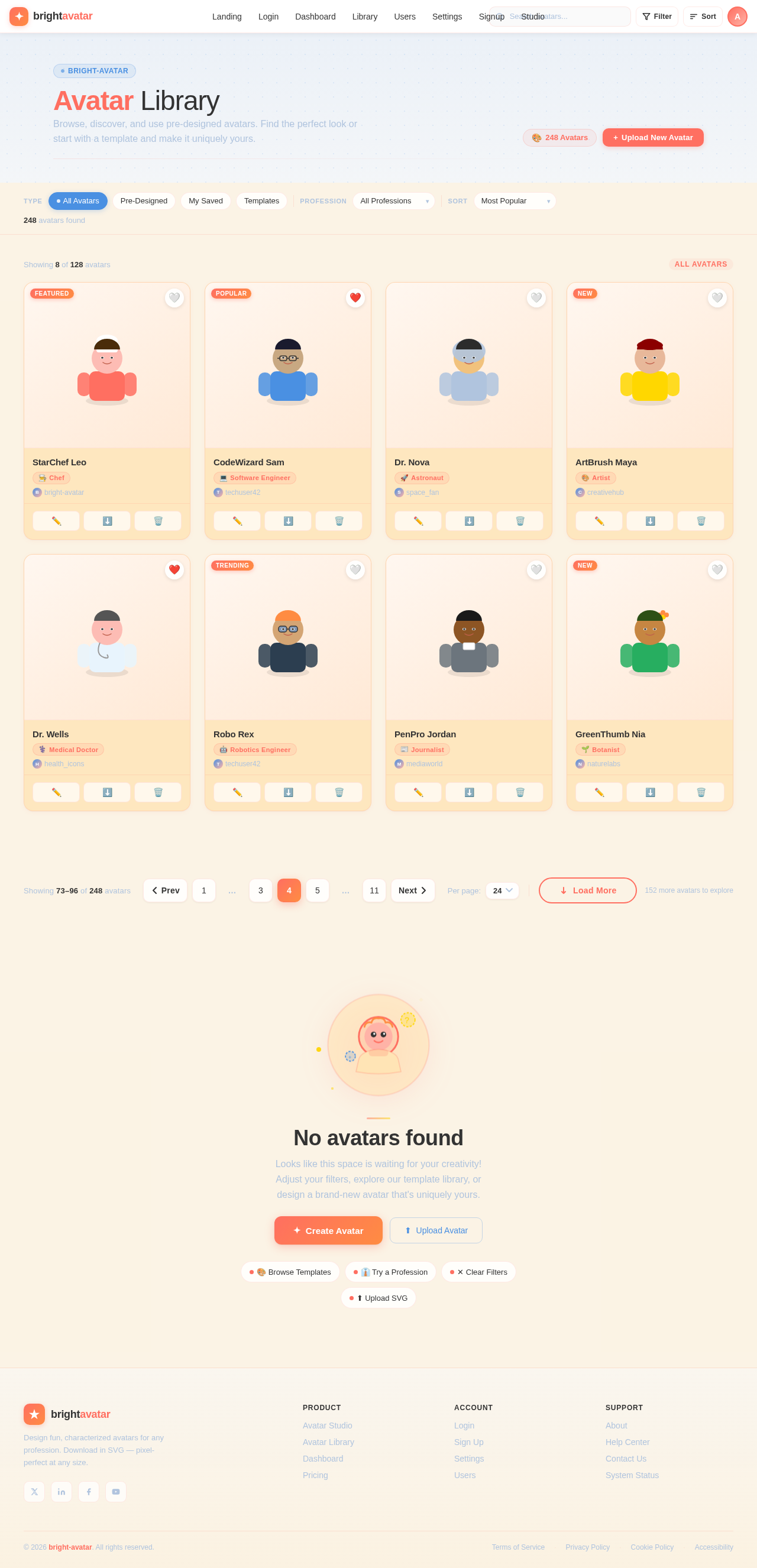 Library design preview