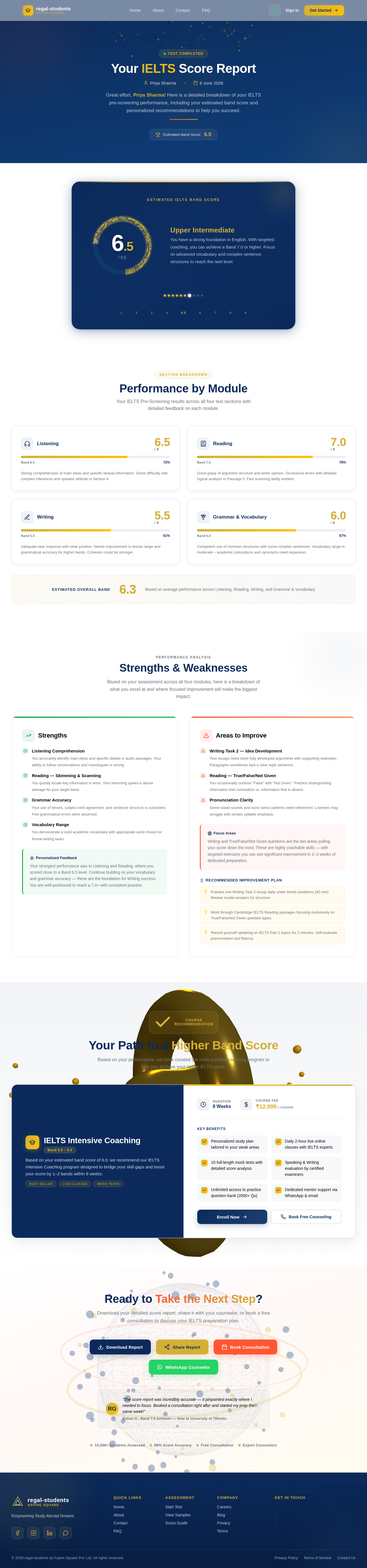 ScoreReport design preview