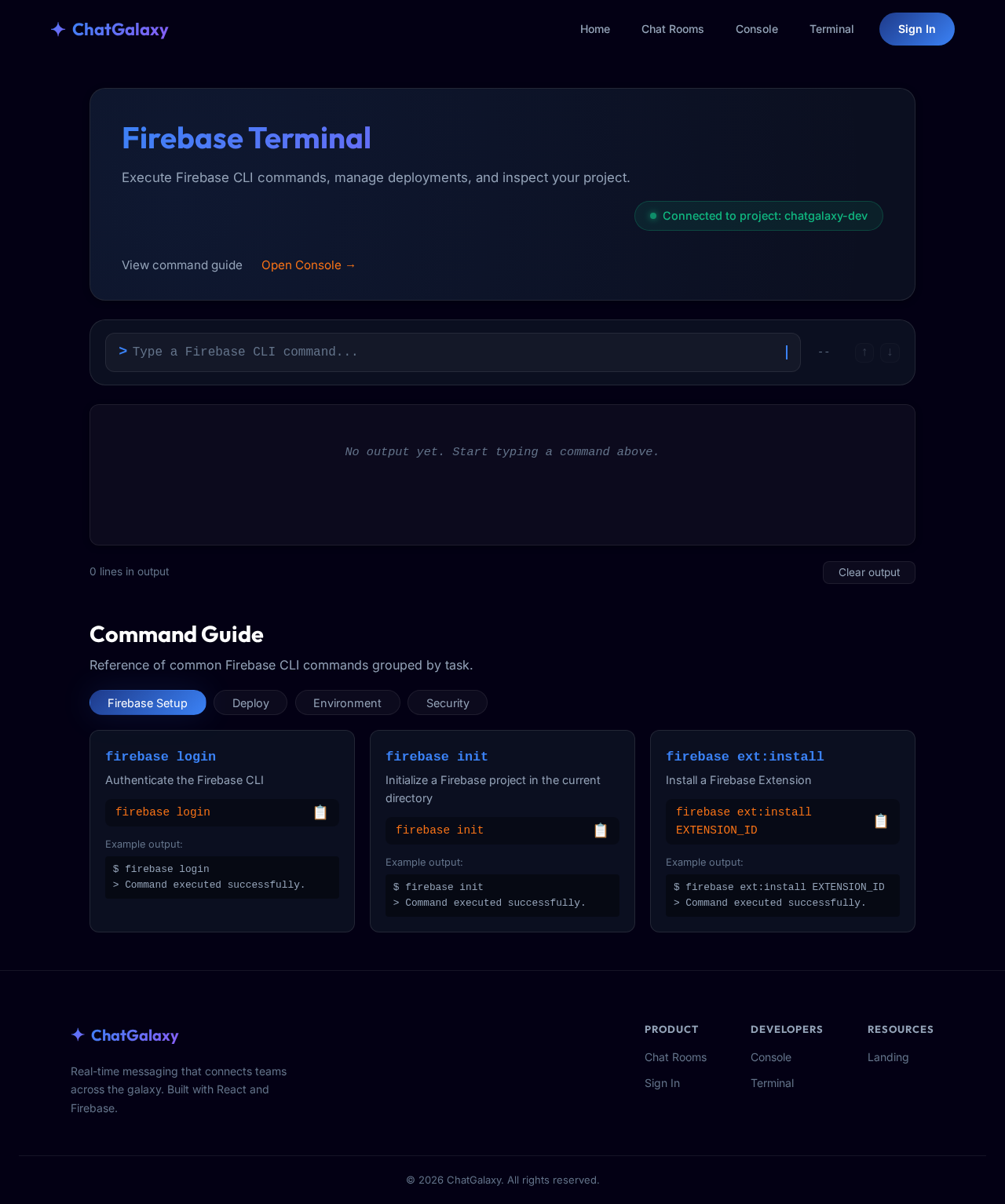 Terminal design preview