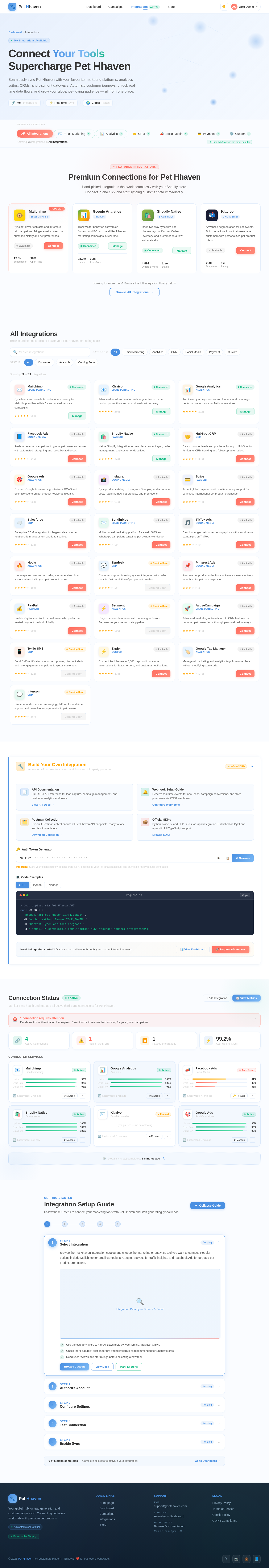 Integrations design preview