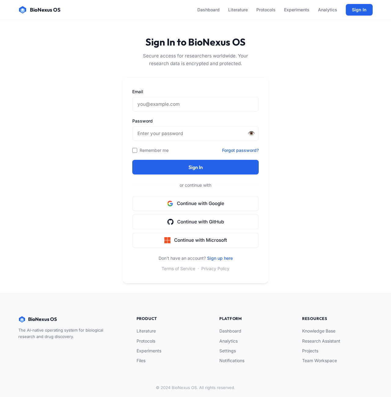 Login design preview