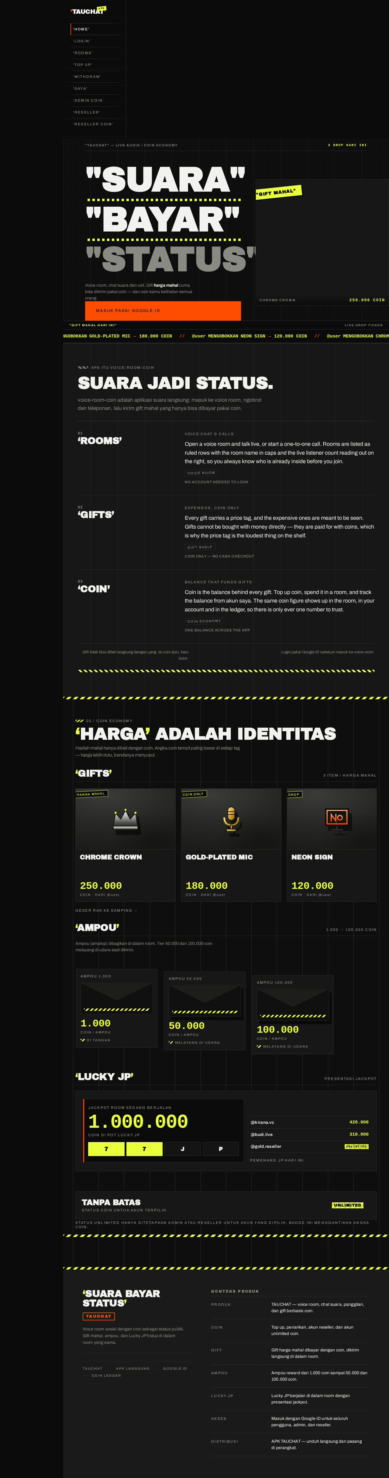 Landing design preview