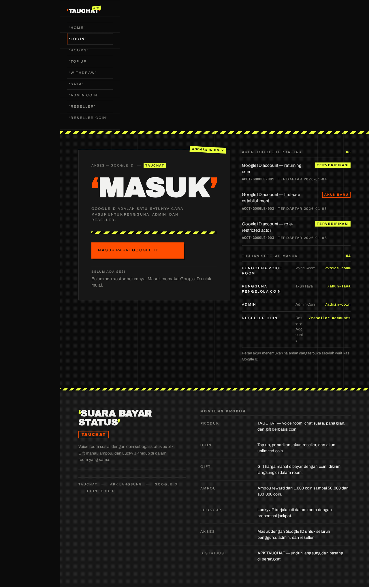 Login design preview