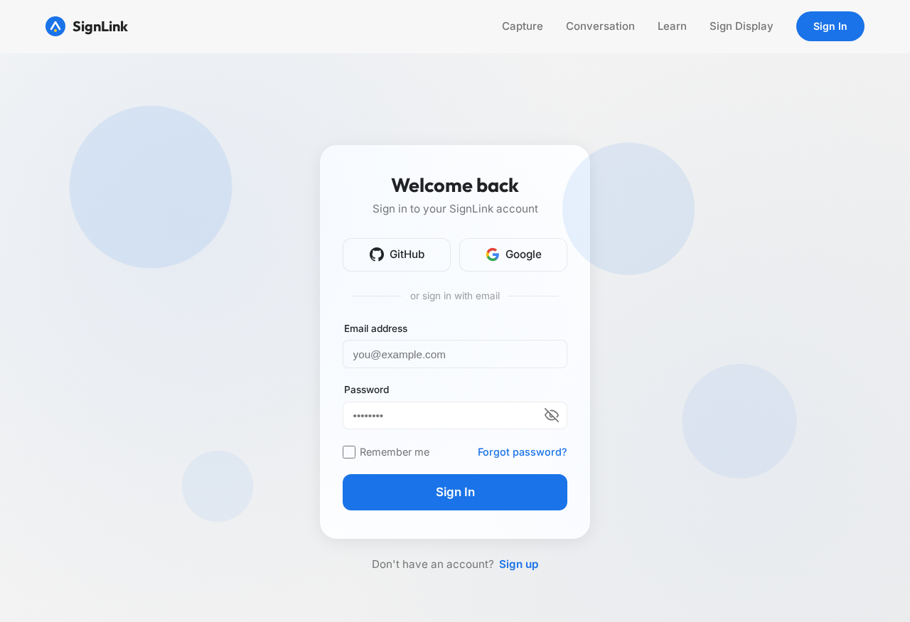 Login design preview