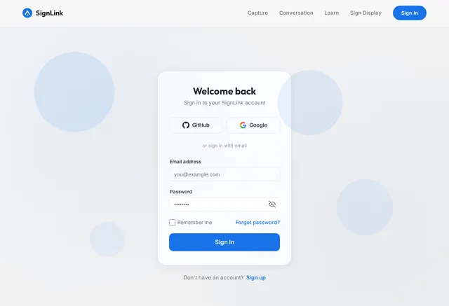 Login