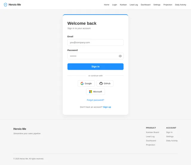 Login