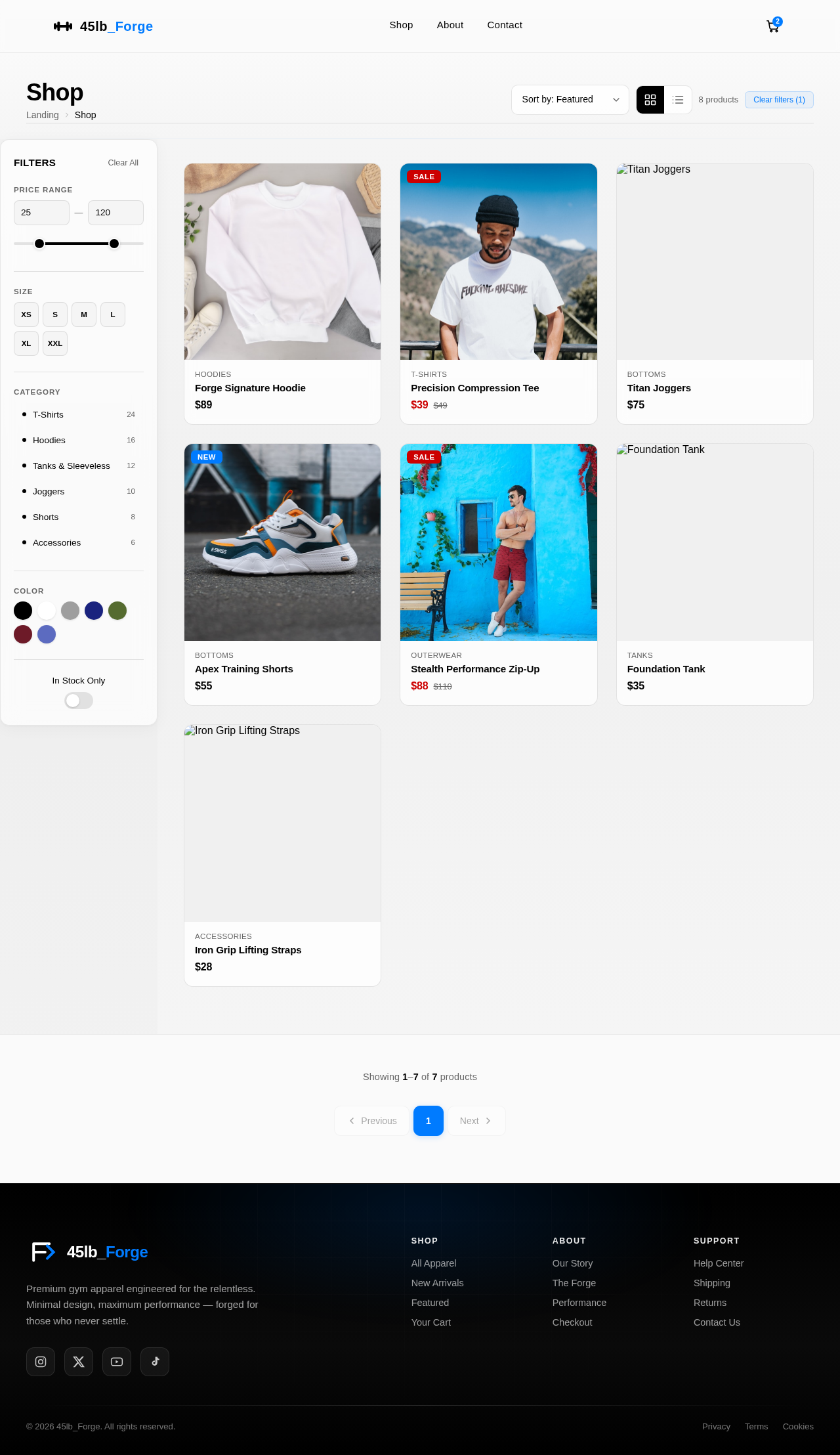 Shop design preview