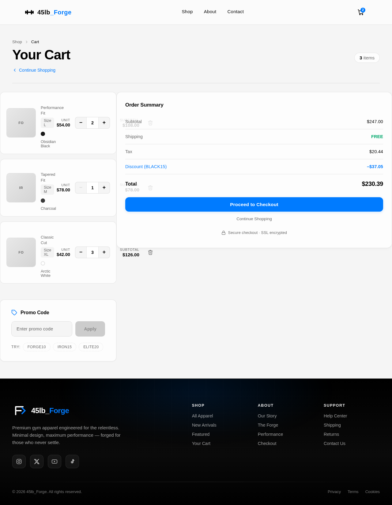 Cart design preview