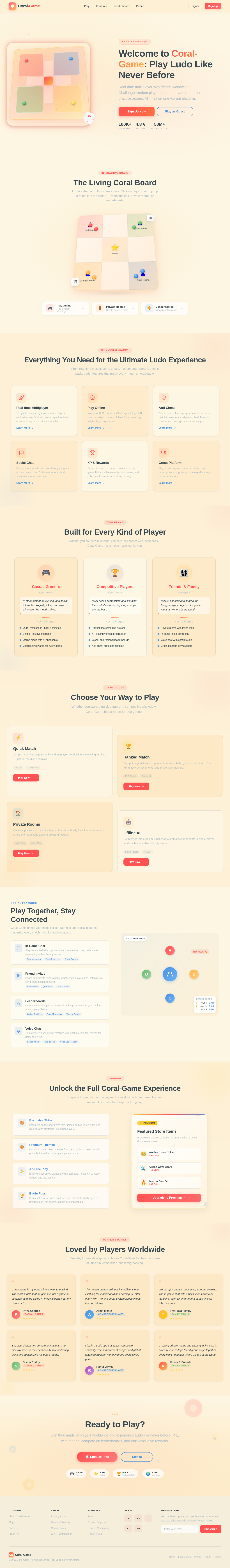 Landing design preview