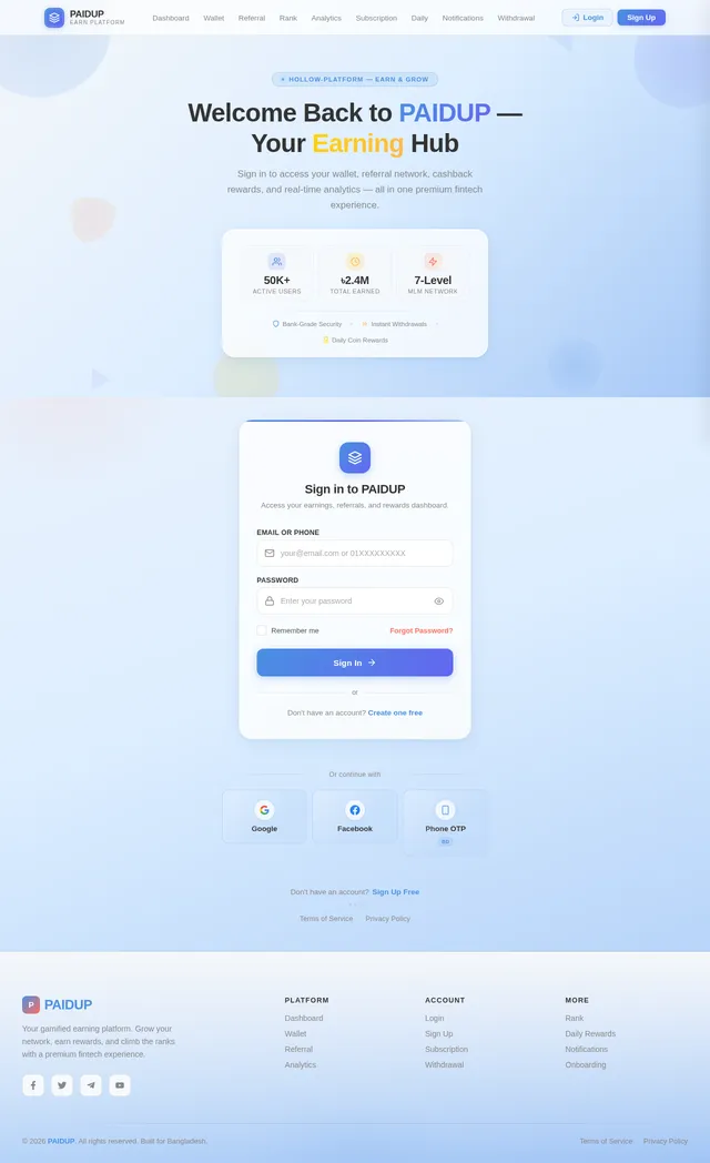 Login
