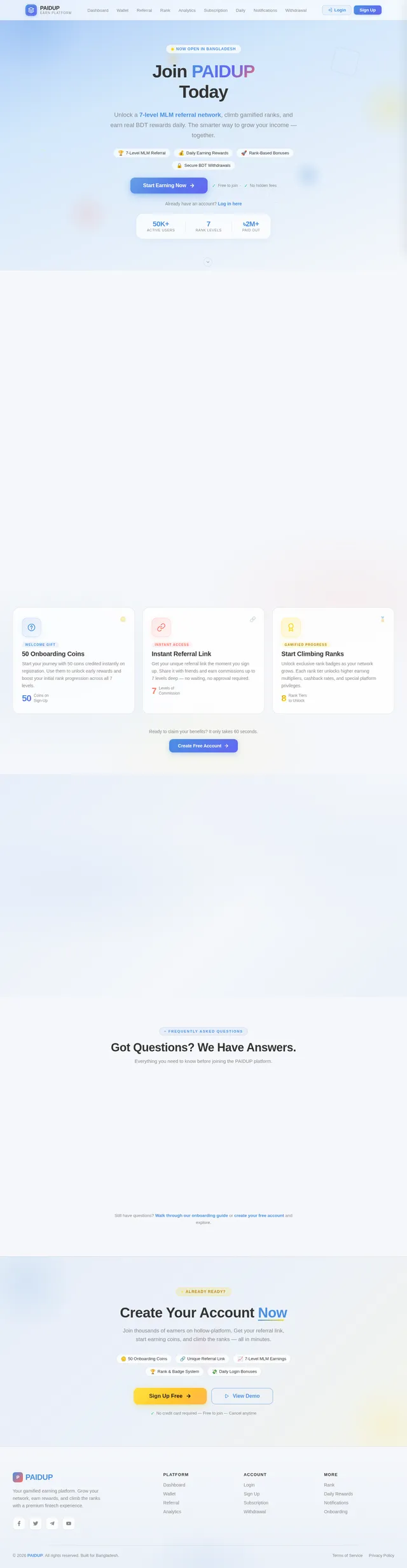 Signup