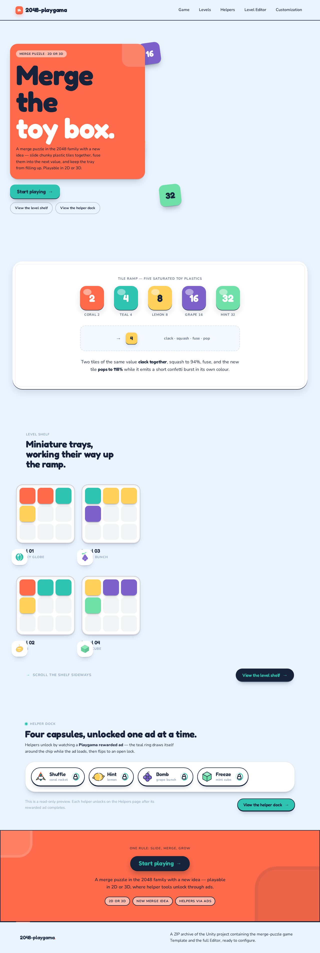 Landing design preview