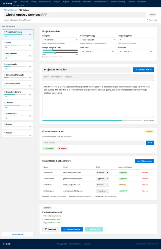 RFP Builder