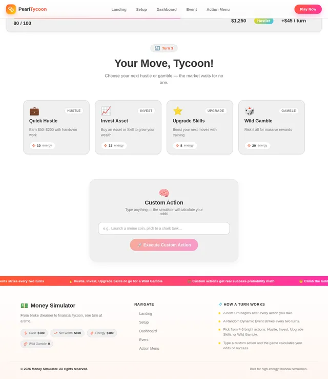 Action Menu