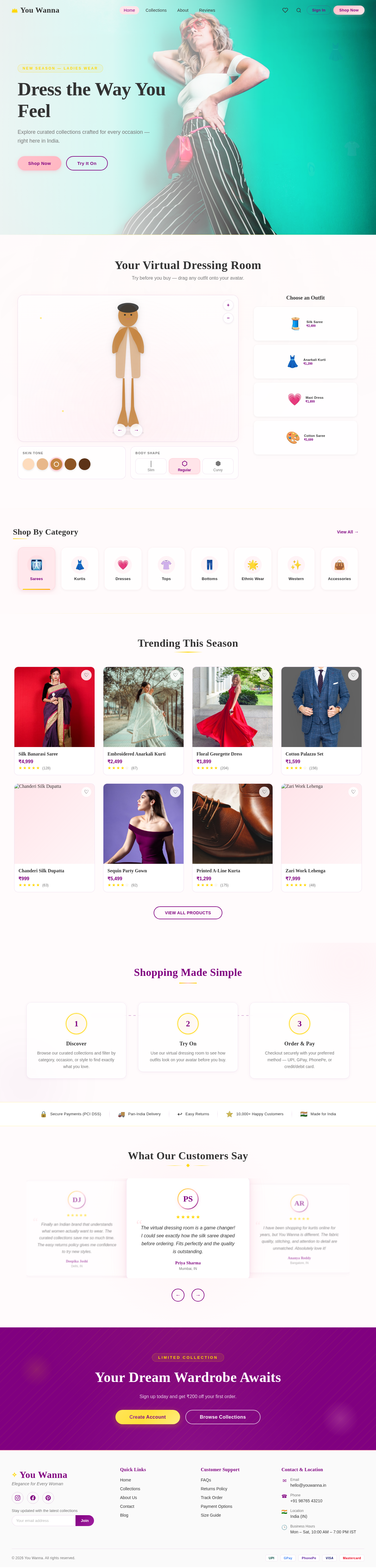 Landing design preview