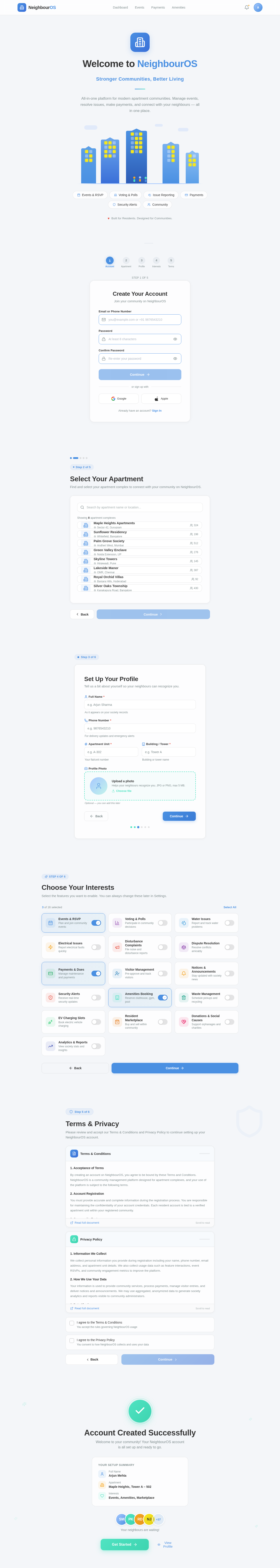 Onboarding design preview
