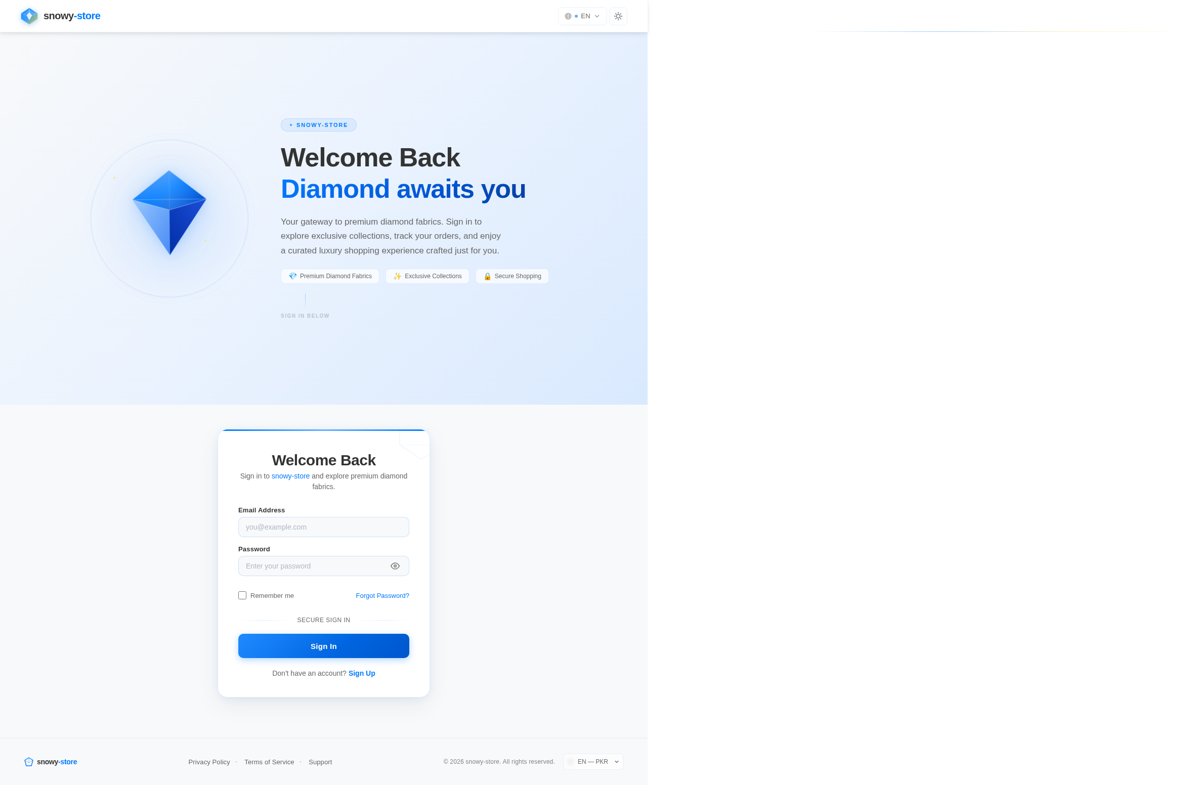 Login design preview