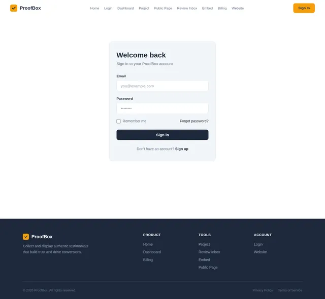 Login