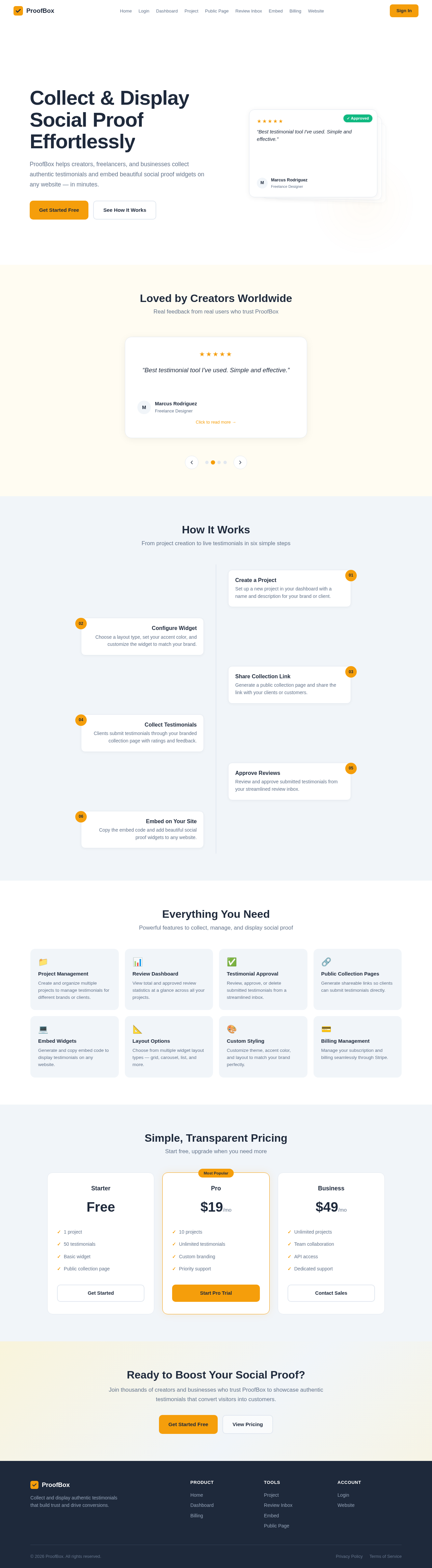 Landing design preview