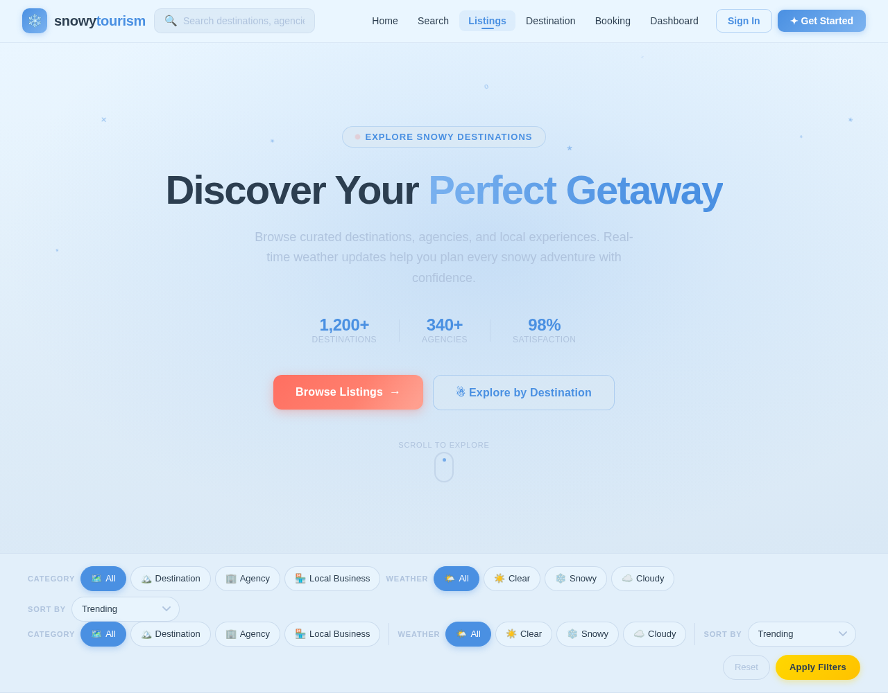 Listings design preview