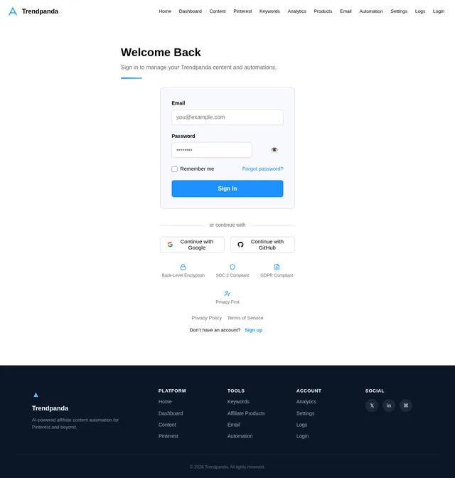 Login