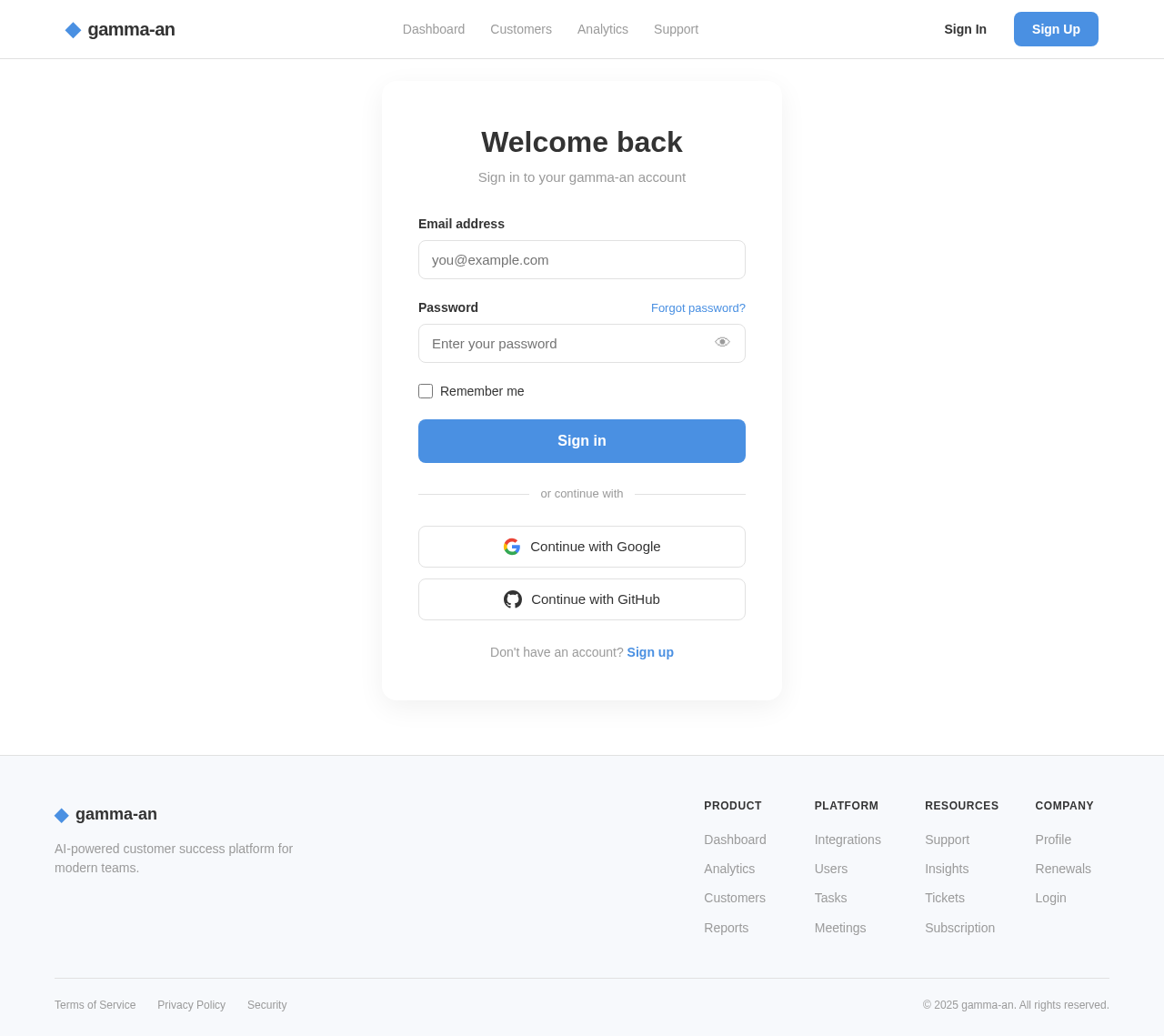 Login design preview