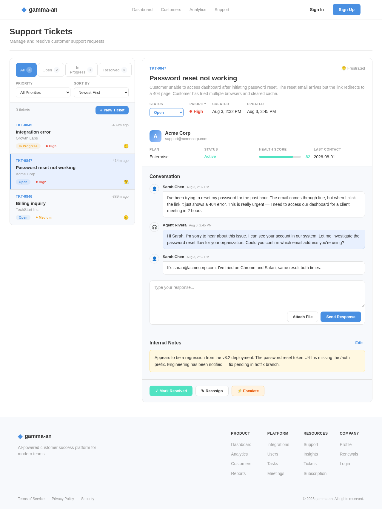 Support design preview