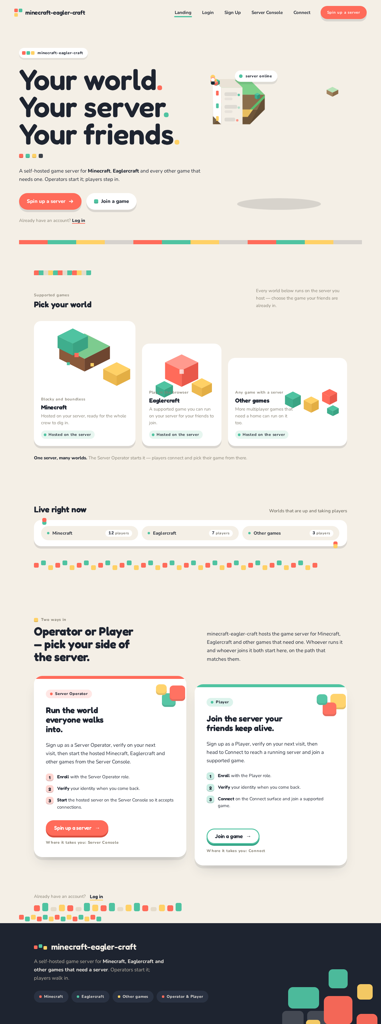 Landing design preview