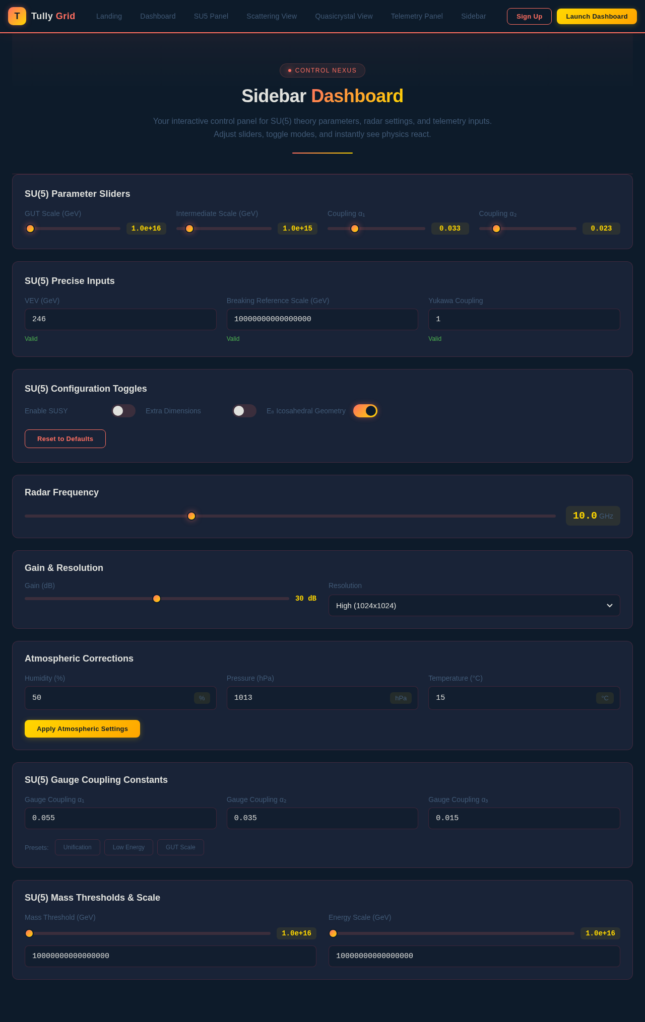 Sidebar design preview
