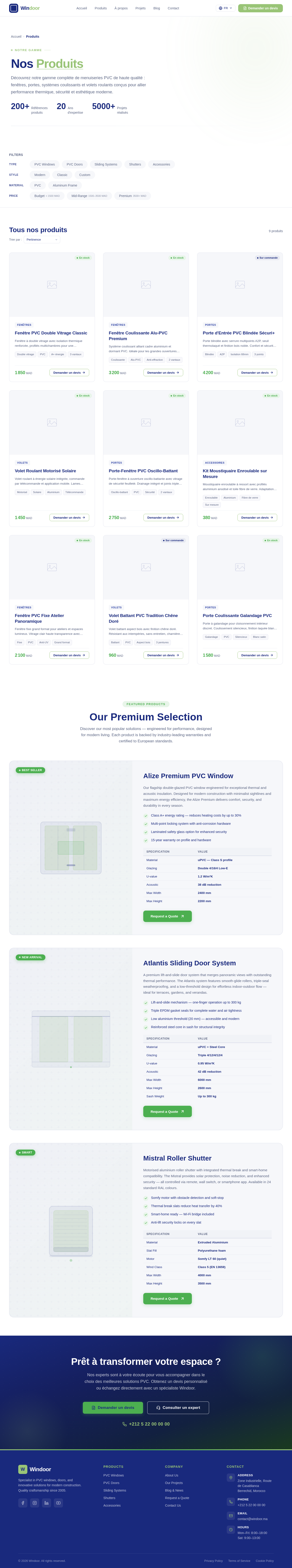 Products design preview